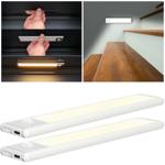 2er-Set vielseitig einsetzbare Akku LED-Lichtleiste mit Bewegungssensor, 20,5...