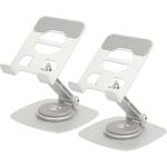 2er-Set Universal Smartphone Halterung aus Aluminium - 360° schwenkbar, faltb...