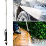 Power-Hochdruck-Waschpistole für Gartenschläuche, Powerjetdüse, aus Stahl/Alu...