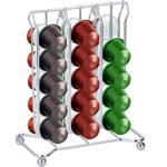 Praktischer Kaffeekapselhalter aus Metall für 30 Kapseln, 20,5 x 16,5 x 10 cm...