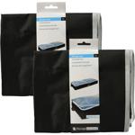 2er-Set Unterbettkommode mit Sichtfenster & Handgriff - Stauraum für Bettwäsc...