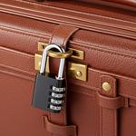 2er Spar Set Zahlenschloss - Vorhängeschloss aus Aluminium, Bügel aus Stahl, ...