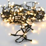 LED Lichterkette mit 8 Leuchtmodi und Timer, 9 m, batteriebetrieben, IP44, wa...