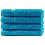 4er-Set Duschtücher - 70x140 cm in Türkis - 100% luxuriöse Baumwolle - Kusche...
