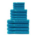 Handtuchset 12-teilig - 4 Gäste-, 4 Hand- & 4 Duschtücher - 100% Baumwolle, t...