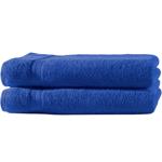 2er-Set Luxus Duschtücher (70x140cm): 100% Baumwolle (500g/m²), Royal blau, 2...