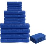 16-tlg. Handtuch-Set Frottee royal - Flauschig weich, saugstark & schnelltroc...