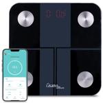 Digitale 14in1 Körperanalysewaage aus Glas, Bluetooth & App, max. 180 kg, Per...