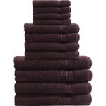 Handtuchset 12-teilig – 4 Gäste-, 4 Hand- & 4 Badetücher aus 100% Baumwolle -...