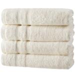 4er-Set Handtücher 50x100cm - Bambus & Baumwolle - luxuriös weich, saugstark,...