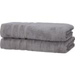 2er-Set Duschhandtücher - 50% Bambus & 50% Baumwolle - Kuschelweich, Saugstar...