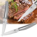 Premium Steakmesser-Set, 2-teilig, 11cm Klinge, Edelstahl, Ergonomisch – Scha...