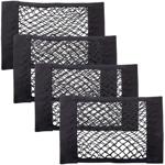 4er-Set Kofferraum-Gepäcknetz - Sichere Aufbewahrung für Verbandtasche & Eink...