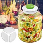 5L Fermentierglas mit Entlüftungsventil & 3 Gewichten - Perfekte Fermentation...