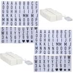 2er-Set Lichterkette für Grussbotschaften - 90 Buchstaben, Zahlen & Zeichen -...