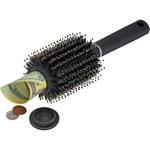 Haarbürste mit Geheimversteck, schwarz: Cleverer Safe für Geld & Schmuck auf ...