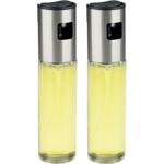 2er-Set Feine Ölsprühflasche 100ml - Präzises Dosieren für Kochen Backen Sala...