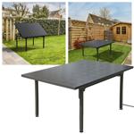 Solar Gartentisch mit 410W & Wechselrichter – Tisch-Kraftwerk für Balkon & Ga...