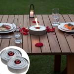 2er-Set Outdoor Kerze / Fackel mit extra langer Brenndauer (ca. 8-10 Std.): R...