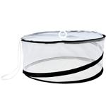 Insekten-Abdeckhaube rund - faltbar für Lebensmittel, Kuchen & Obstschutz - Ø...