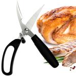 Geflügelschere Edelstahl - Müheloses Schneiden von Geflügel, Fleisch, Gelenke...