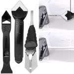 Fugen-Reparatur-Set 8-teilig - Entfernt Silikon Kleber rückstandslos - Metall...