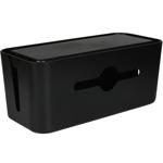 Kabelbox Schwarz - Ordnung auf dem Schreibtisch, verdeckt Steckdosenleisten -...