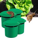 4er-Set Bio-Schneckenfallen, umweltfreundlich, befüllbar mit Bier/Zuckerwasse...