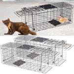 2er-Set Robuste Marder Lebendfalle (66x26x23cm) aus Metall – Mit Tragegriff &...