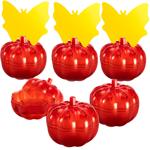 6er Set Effektive Obstfliegenfalle, Apfeldesign, Rot – Stilvolle Fruchtfliege...