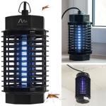 UV-Insektenvernichter 800-1000V: bis 50m², schwarz - Effektiver Insektenschut...