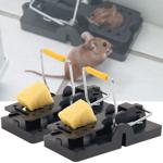 2er-Set Mausefallen aus robustem Kunststoff - effektive Schlagfalle für Innen...