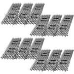 Dornengitter mit Duftschalen 12 Stück - Tierabwehr für Gemüsebeete, Rasen & M...