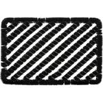 Fussmatte mit Metallborsten - Effektive Schuhsohlen-Reinigung für Innen & Aus...