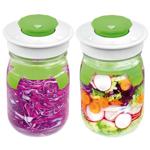 2er-Set - 1 Liter Fermentierglas: Mit Entlüftungsventil für beste Fermentatio...