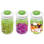 3er-Set Fermentierglas 1 Liter - mit Entlüftungsventil für beste Fermentation...