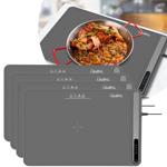 4er-Set Professionelle Silikon-Warmhalteplatte (250W): Elektrische Heizmatte ...