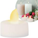 Stimmungsvolle LED-Teelichter (48er-Set) inkl. Batterien (CR2032) : Flackernd...