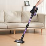 Multifunktionaler 2in1 Akku Staubsauger - Zyklon-Hand- & Bodensauger mit Wisc...