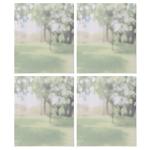 4er-Set Fliegenschutzgitter für Fenster - Zuschneidbar, weiss, UV-beständig -...