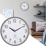 Analoge Funk-Wanduhr Ø 30 cm - präzise Zeitanzeige mit automat. Sommer/Winter...