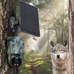 4G PanTilt Dome Überwachungskamera mit Solarmodul, Alarm und Nachtsicht, Zwei...