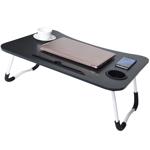 Laptoptisch 60x40cm klappbar - mit Tablet- & Tassenhalterung für Sofa, Bett &...