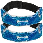 2er-Set Kalt-Warm Kopf-Kompresse mit Gelfüllung, blau - Lindert Kopfschmerzen...