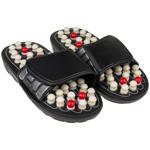 Massage Pantoffeln mit Fussreflexzonen-Noppen S - Wohltuende Fussmassage jede...