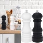 Salz-Pfeffer-Mühlen Set (manuell): Edles Design, langlebiges Aluminium-Mahlwe...