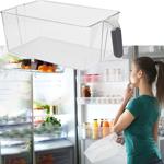 Kühlschrank Aufbewahrungsbox mit Griff - 31x18x11 cm - Hygienischer PET-Kunst...