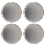 Tafelmagnet-Set, 4 Stück, Ø 2cm, silber