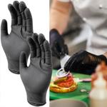 Nitrilkautschuk Handschuhe 100 Stk. Grösse M schwarz - Schutz vor Öl, Farbe, ...