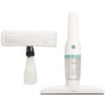 Akku-Fenstersauger mit 28cm Abziehbreite, weiss grün, 12W – inkl. 350ml Sprüh...